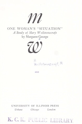 Cover of One Woman's "Situation"