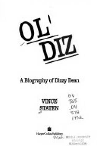 Cover of Ol' Diz