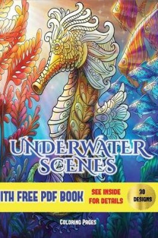 Cover of Underwater Scenes Coloring Pages