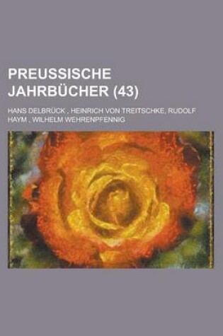 Cover of Preussische Jahrbucher (43)