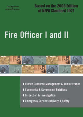 Book cover for Fire Officer I and II