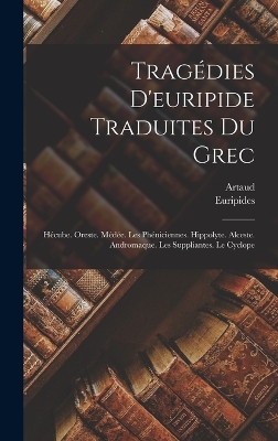 Book cover for Tragédies D'euripide Traduites Du Grec