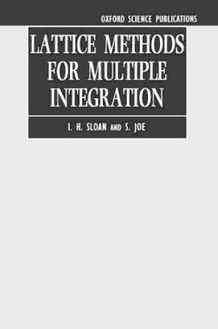 Cover of Lattice Methods for Multiple Integration