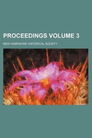 Cover of Proceedings Volume 3