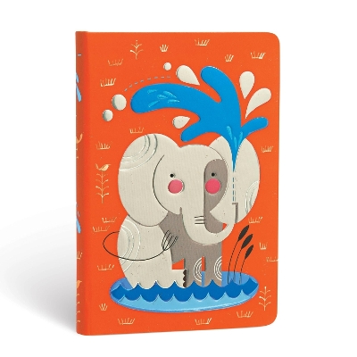 Book cover for Baby Elephant Mini Unlined Hardcover Journal