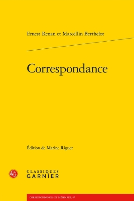 Book cover for Correspondance