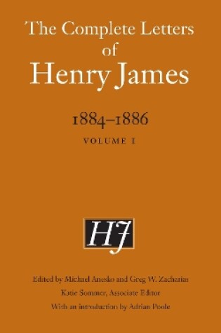 Cover of The Complete Letters of Henry James, 1884–1886