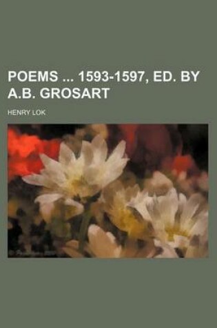 Cover of Poems 1593-1597, Ed. by A.B. Grosart