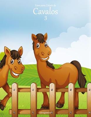 Cover of Livro para Colorir de Cavalos 3