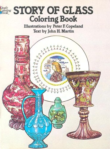 Book cover for The Story of Glass-Coloring Book