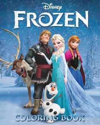 Book cover for Disney Frozen Coloring Book