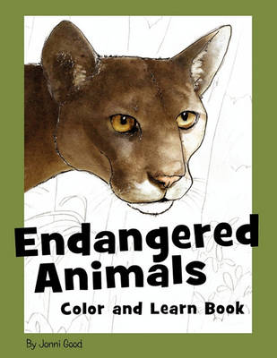 Book cover for Endangered Animals Color and Learn Book