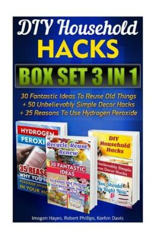 Cover of DIY Household Hacks Box Set 3 in 1