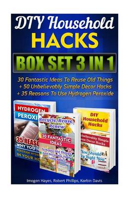 Book cover for DIY Household Hacks Box Set 3 in 1