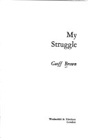 Book cover for My Struggle