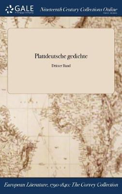 Book cover for Plattdeutsche Gedichte; Dritter Band