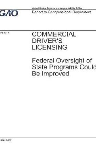 Cover of Commercial Driver's Licensing