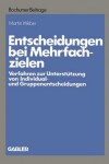 Book cover for Entscheidungen bei Mehrfachzielen