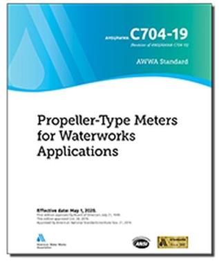 Book cover for C704-19 Propeller-Type Meters for Waterworks Applications