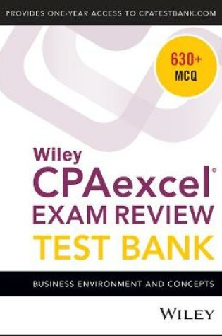 Cover of Wiley CPAexcel Exam Review 2018 Test Bank