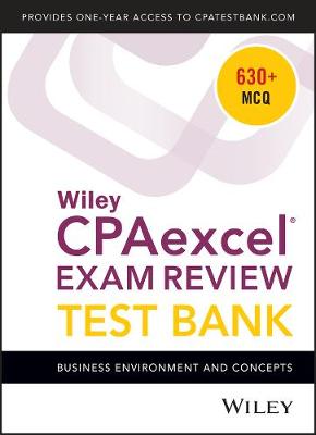 Book cover for Wiley CPAexcel Exam Review 2018 Test Bank