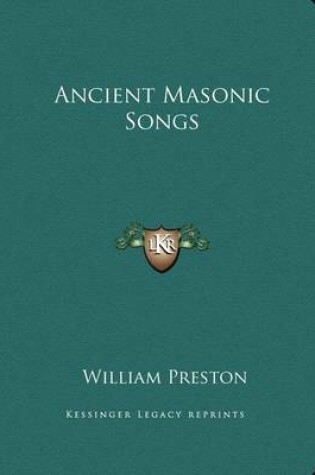 Cover of Ancient Masonic Songs