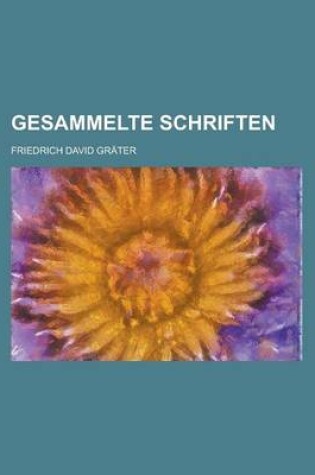 Cover of Gesammelte Schriften