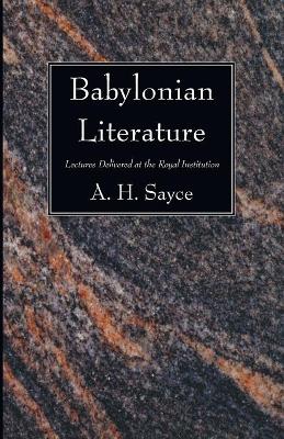 Book cover for Babylonian Literature