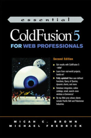 Cover of Essential ColdFusion 5 for Web Professionals