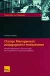 Book cover for Change Management pädagogischer Institutionen