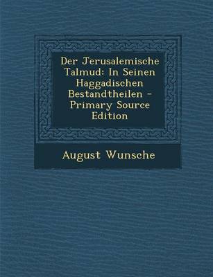 Book cover for Der Jerusalemische Talmud