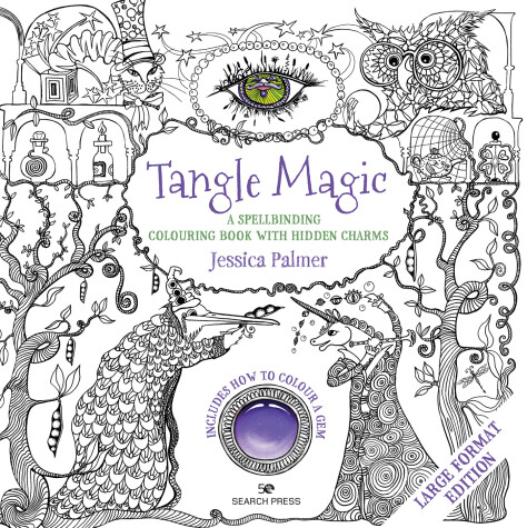 Book cover for Tangle Magic (large format edition)