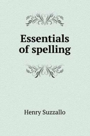 Cover of Essentials of Spelling