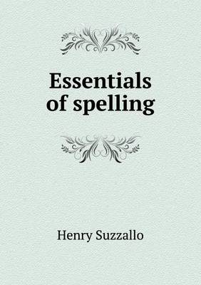Book cover for Essentials of Spelling