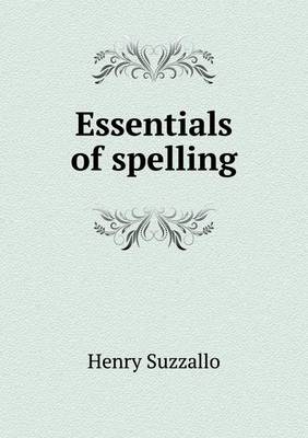 Cover of Essentials of Spelling