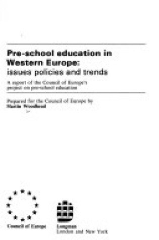 Cover of Pre-school Education in Western Europe