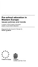Book cover for Pre-school Education in Western Europe