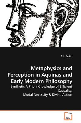 Book cover for Metaphysics and Perception in Aquinas and Early Modern Philosophy