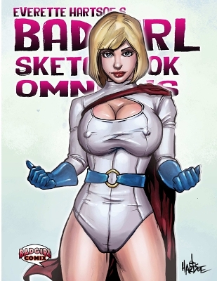 Book cover for Badgirl Sketchbook Omnibus-Fanclub Cover