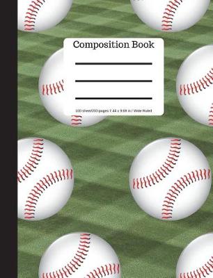 Book cover for Baseball Softball Composition Book