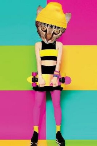 Cover of Pop Art Skater Cat Notebook