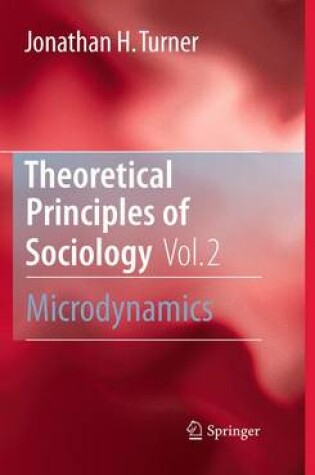 Cover of Theoretical Principles of Sociology, Volume 2