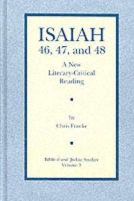 Book cover for Isaiah 46, 47, and 48