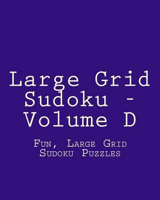 Book cover for Large Grid Sudoku - Volume D