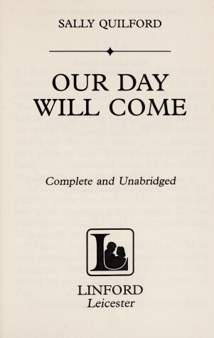 Book cover for Our Day Will Come