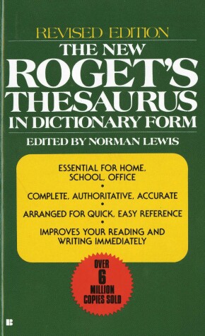 Cover of The New Roget's Thesaurus in Dictionary Form