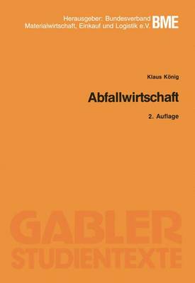 Book cover for Abfallwirtschaft