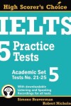Book cover for IELTS 5 Practice Tests, Academic Set 5