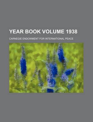 Book cover for Year Book Volume 1938