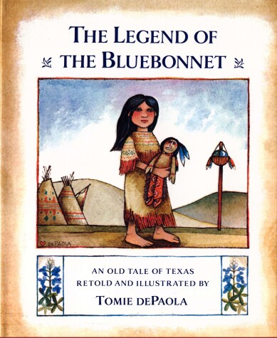 Book cover for The Legend of the Bluebonnet